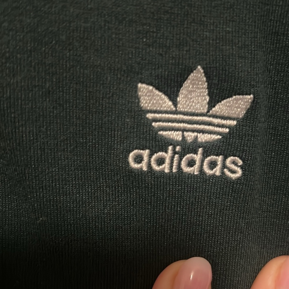 Adidas green laced crewneck size medium - Picture 6 of 10